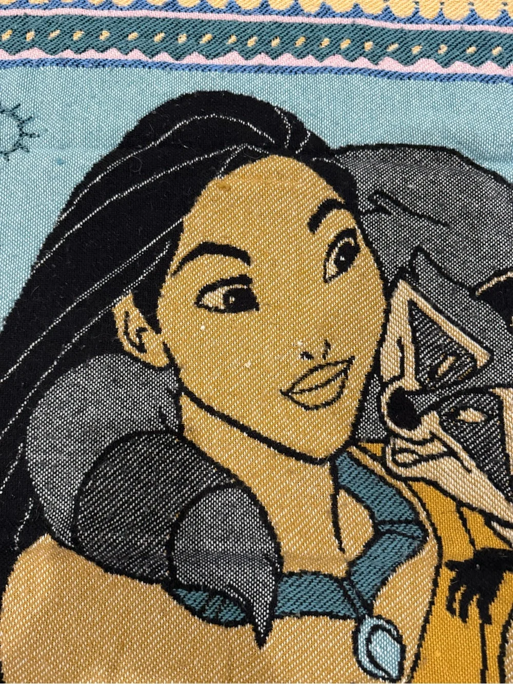 Disney’s Pocahontas vintage blanket